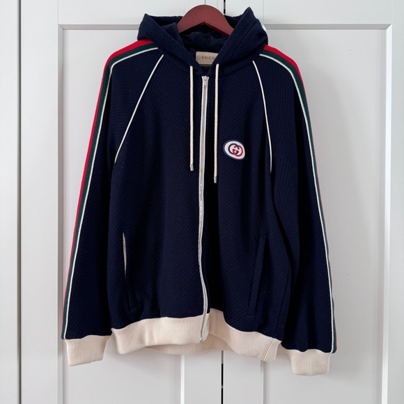 Gucci Striped Wool Hoodie